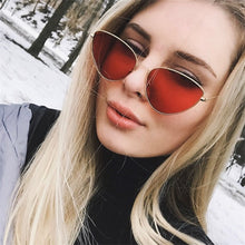 Load image into Gallery viewer, Red Cat Eye Sunglasses Women