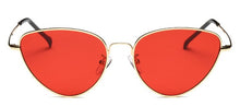 Load image into Gallery viewer, Red Cat Eye Sunglasses Women