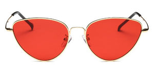 Red Cat Eye Sunglasses Women