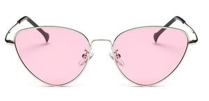 Red Cat Eye Sunglasses Women