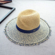 Load image into Gallery viewer, Panama Straw Hat Summer  Women