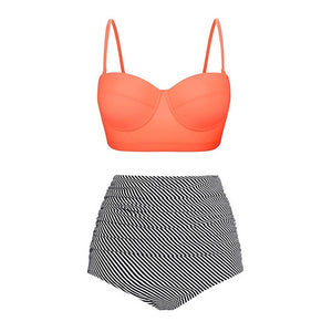 Swimsuit Black White Summer