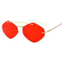 Load image into Gallery viewer, New Fashion Red Black Square Sunglasses Women