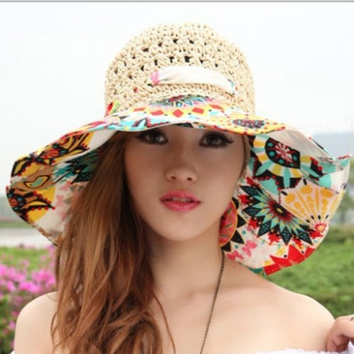 Fashion Design Flower Sun Hat