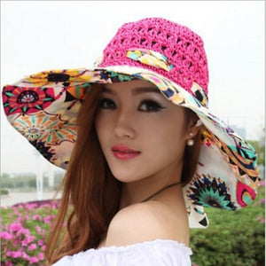 Fashion Design Flower Sun Hat