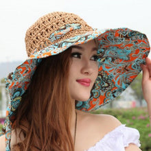 Load image into Gallery viewer, Fashion Design Flower Sun Hat