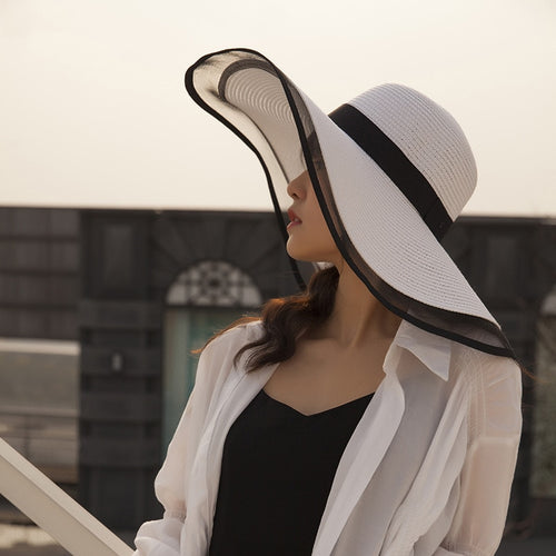 Black and White Summer Hat