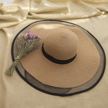 Load image into Gallery viewer, Black and White Summer Hat