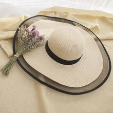 Load image into Gallery viewer, Black and White Summer Hat